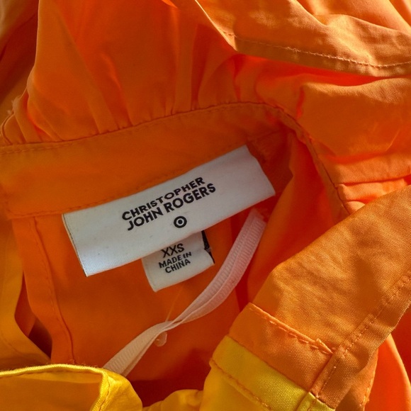 Christopher John Rogers for Target Orange & Yellow Color Block Maxi Dress - Picture 6 of 6